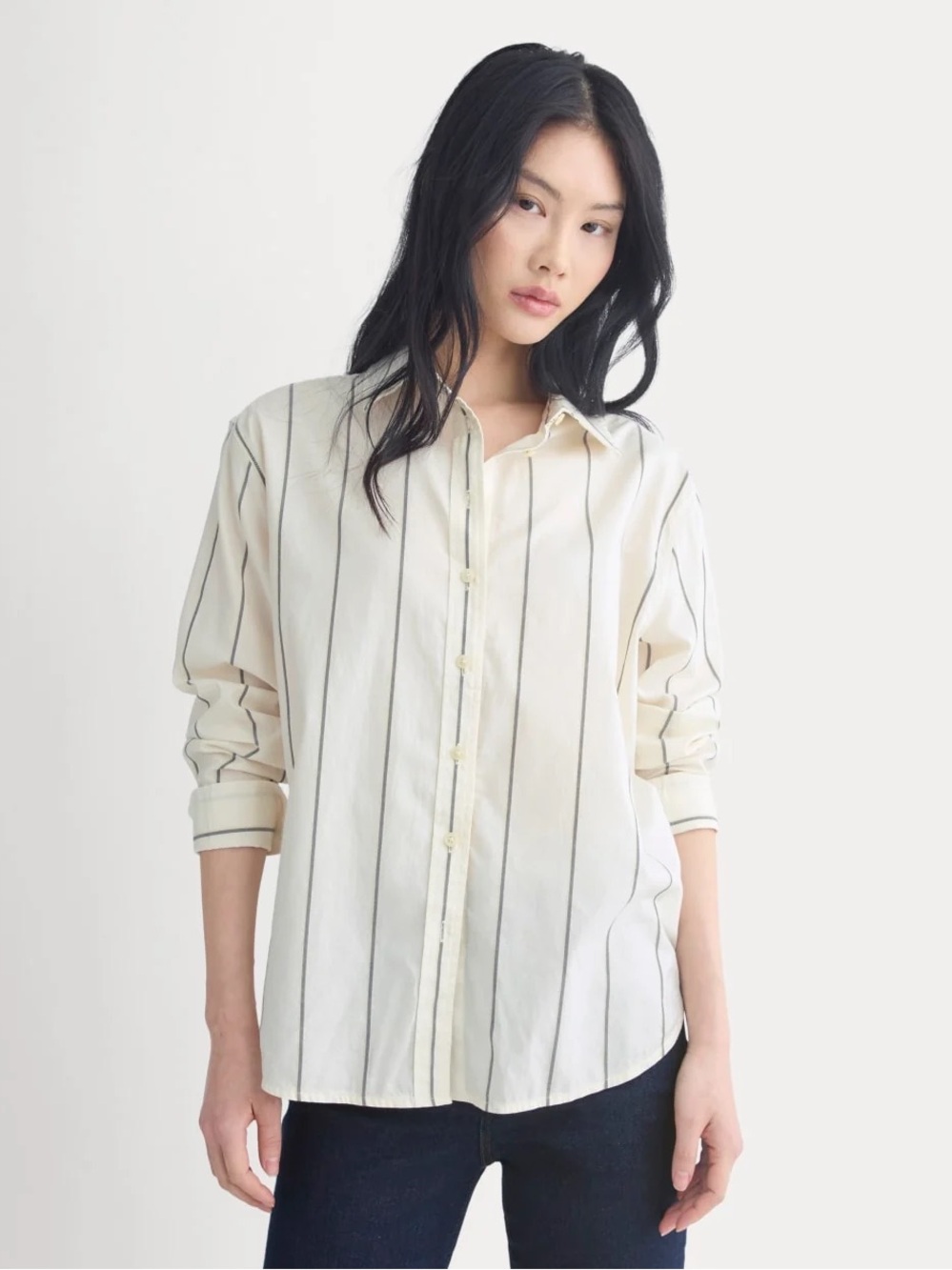 NWT EVERLANE EVERYDAY SHIRT IN SILKY COTTON